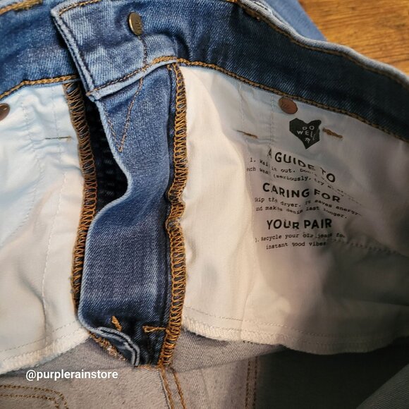 Madewell Jeans Size 28 Skinny 10" High Rise Tummy Control Danny Wash G7391 - Picture 4 of 12